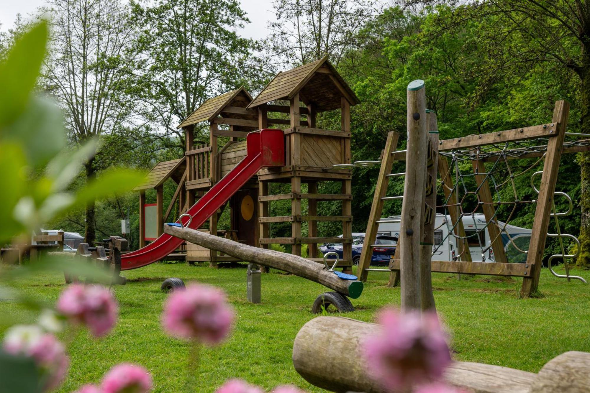 Goebelsmuhle Chalet Scharfleeヴィラ エクステリア 写真